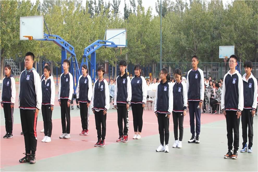 山东省临沂第一中学国际部广播操比赛图集