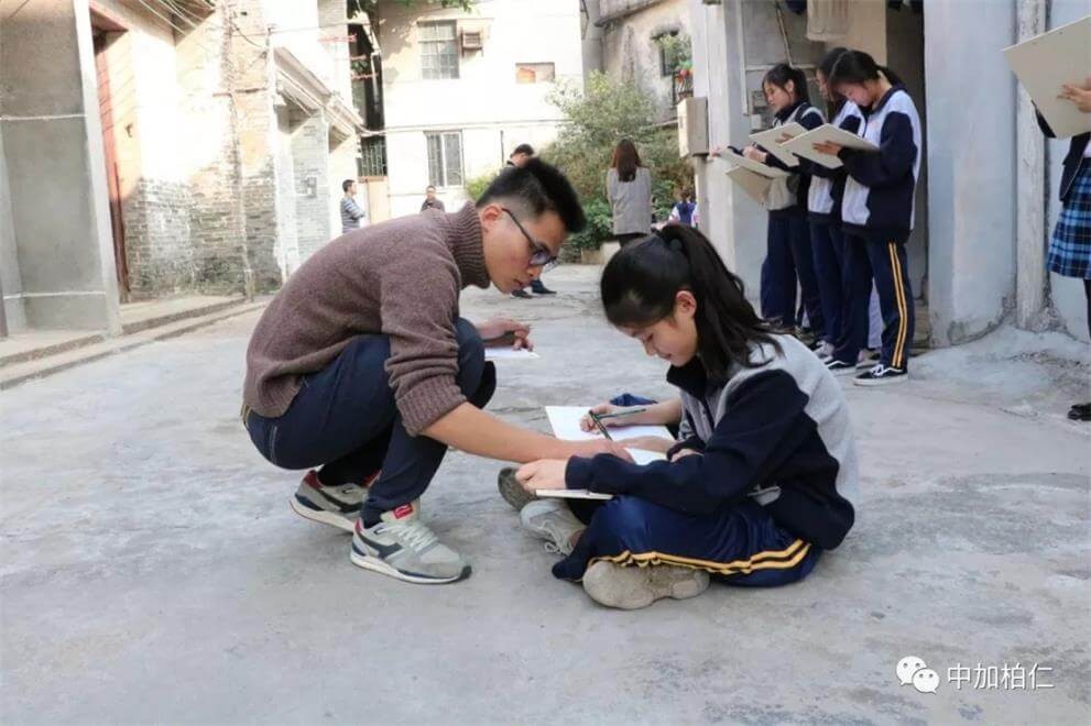 广东中加柏仁学校绘画写生图集01