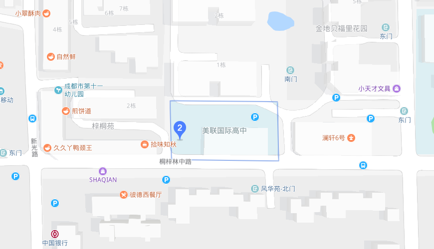 美联国际学校地图图片