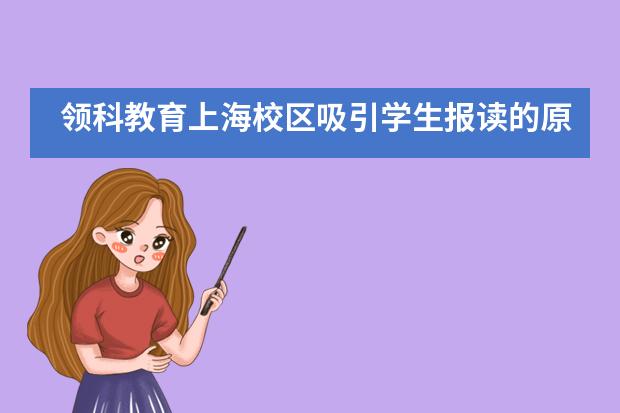 领科教育上海校区吸引学生报读的原因有什么？