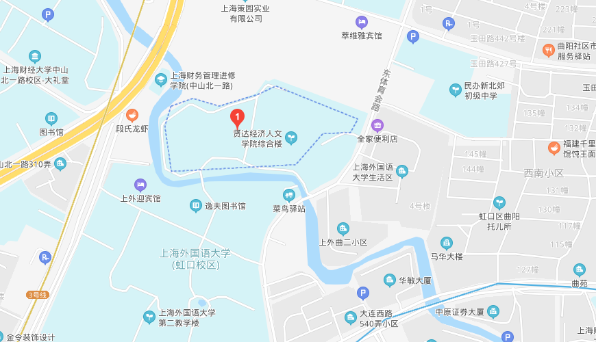 上外贤达国际高中地图图片