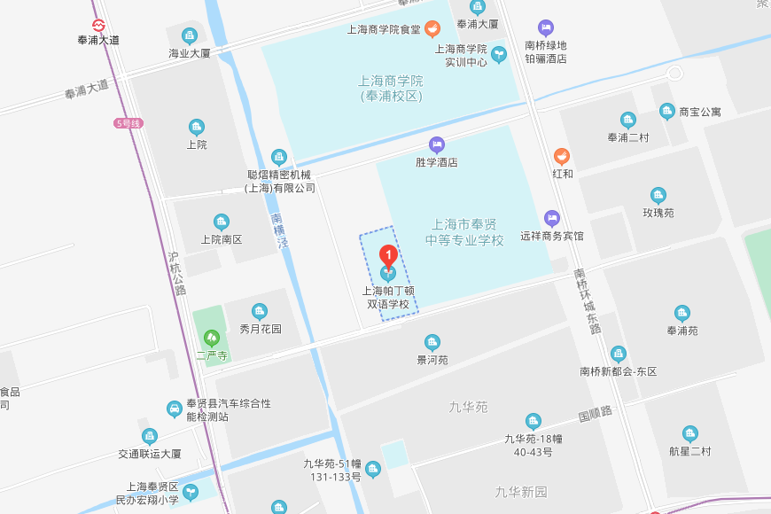 上海帕丁顿双语学校地图图片