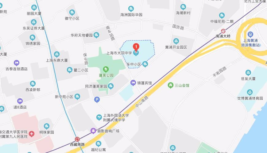 上海市大同中学国际班地图图片