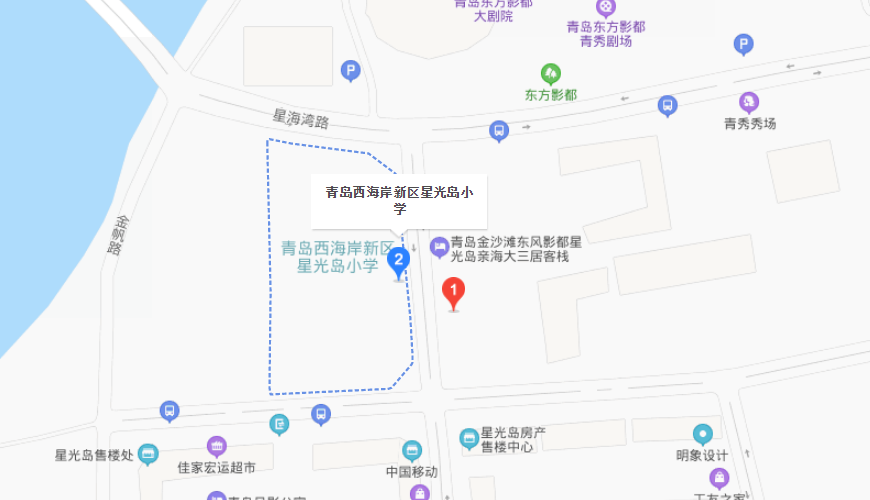 青岛赫德双语学校地图图片