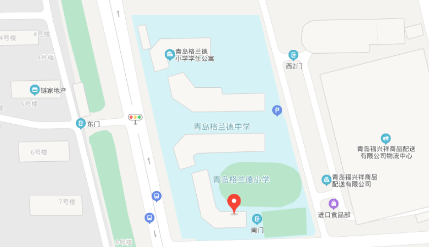 青岛格兰德中学地图图片