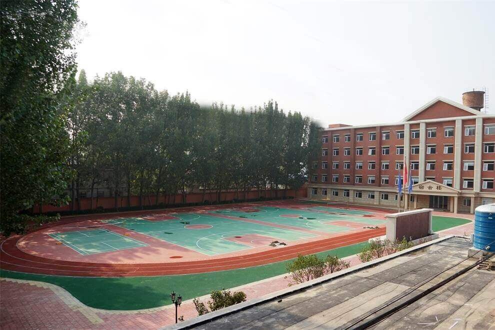 北京新桥外国语高中学校校园风景图集