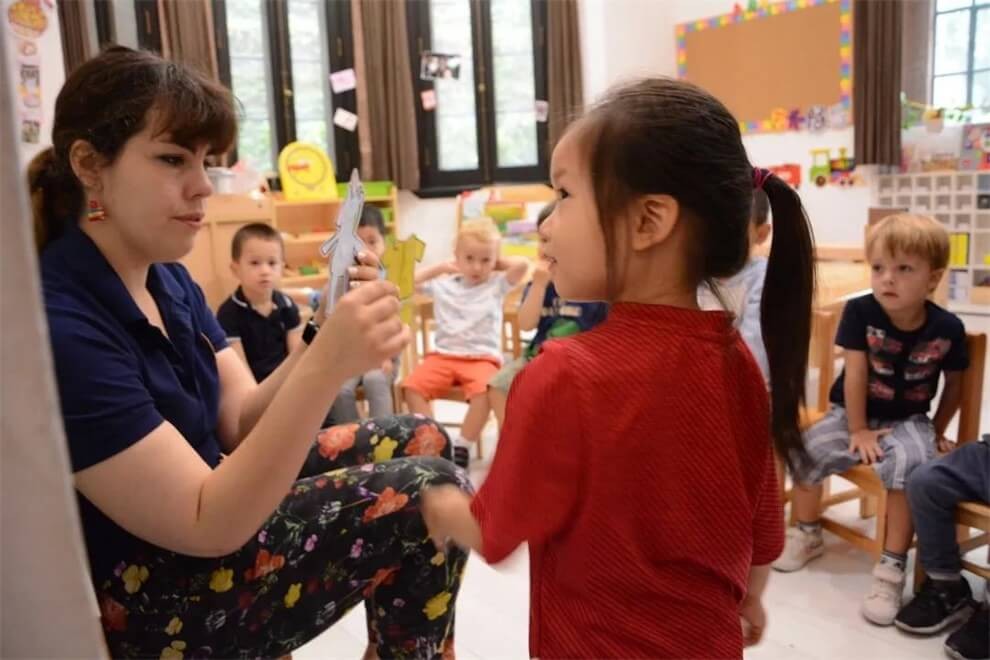 上海黃浦區民辦瑪諾利婭主題幼兒園課堂學習圖集