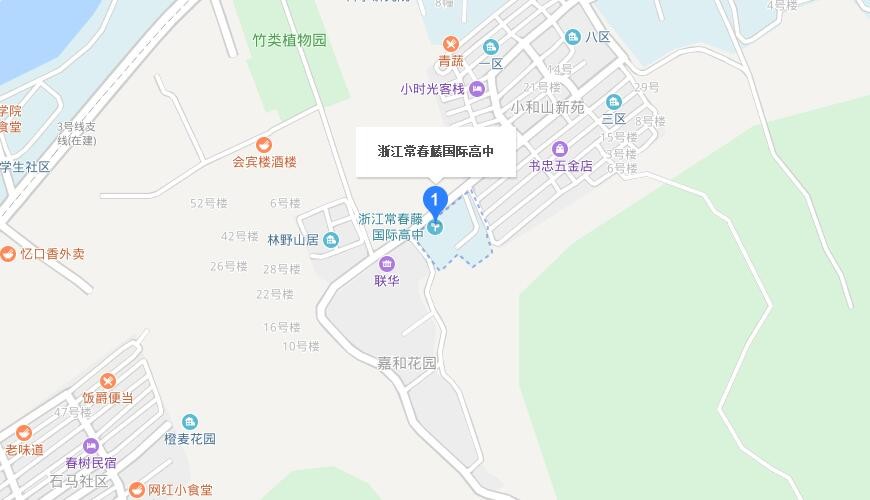 浙江常春藤国际高中地图图片