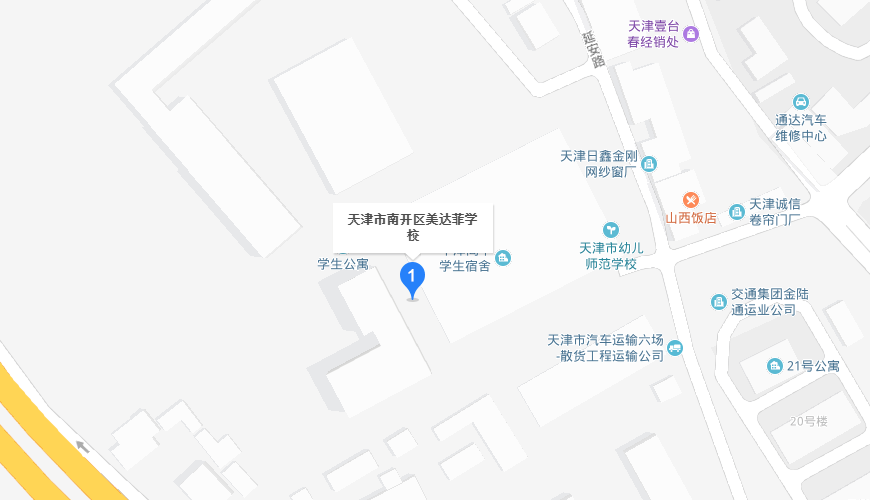 天津美达菲学校地图图片