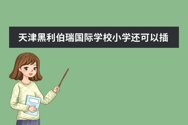 天津黑利伯瑞国际学校小学还可以插班吗？