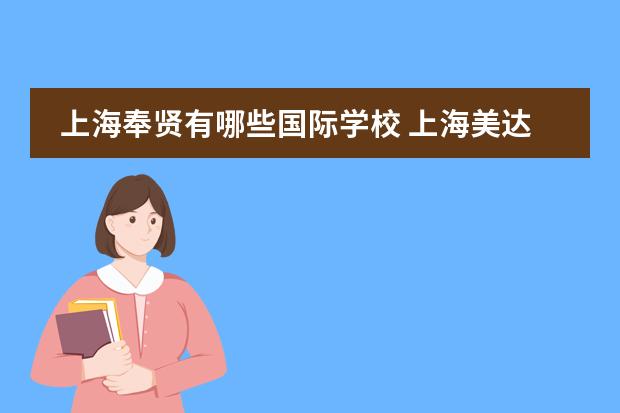 上海奉贤有哪些国际学校 上海美达菲国际学校地址