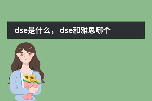 dse是什么， dse和雅思哪个好？图片