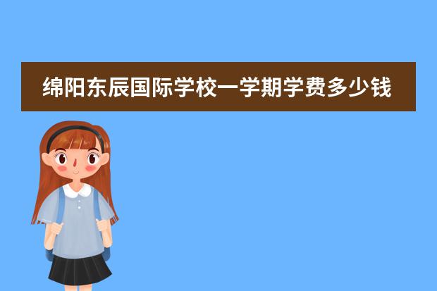 绵阳东辰国际学校一学期学费多少钱？