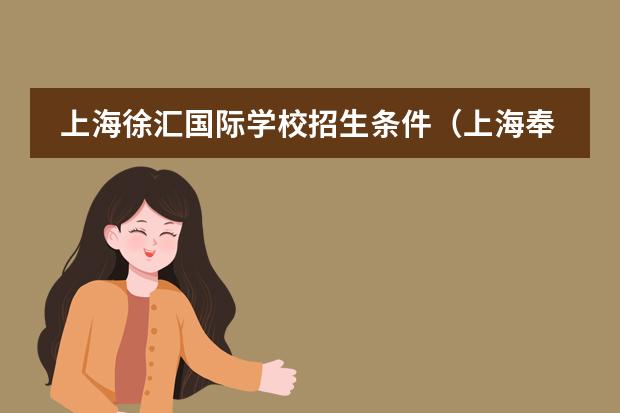 上海徐汇国际学校招生条件（上海奉贤国际双语学校入学条件）图片