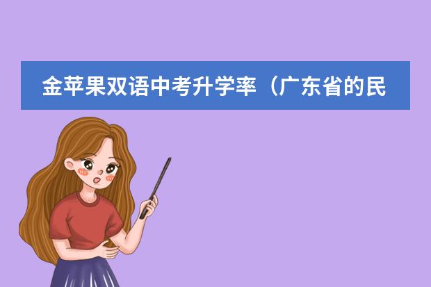 金蘋果雙語中考升學(xué)率（廣東省的民辦初中學(xué)校排名榜）圖片
