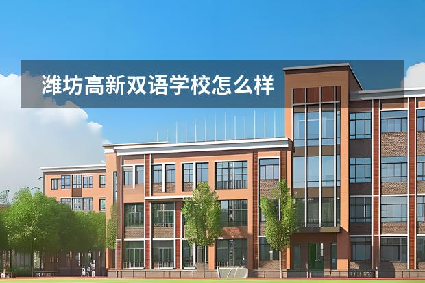 濰坊高新雙語學(xué)校怎么樣圖片