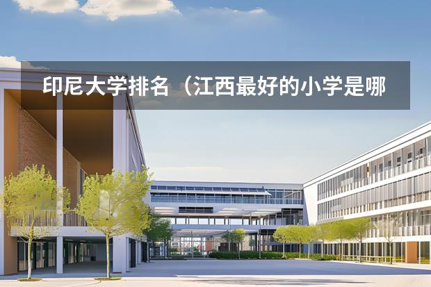印尼大學(xué)排名（江西最好的小學(xué)是哪所）圖片
