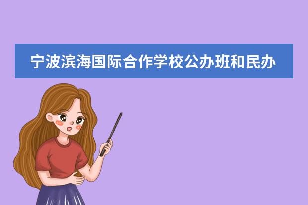 寧波濱海國(guó)際合作學(xué)校公辦班和民辦區(qū)別（北侖濱海國(guó)際學(xué)校升學(xué)率）