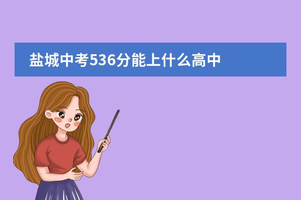 鹽城中考536分能上什么高中圖片