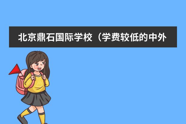 北京鼎石國際學校（學費較低的中外合作大學有哪幾所）圖片
