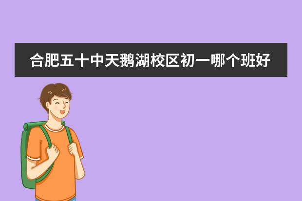 合肥五十中天鵝湖校區(qū)初一哪個(gè)班好圖片
