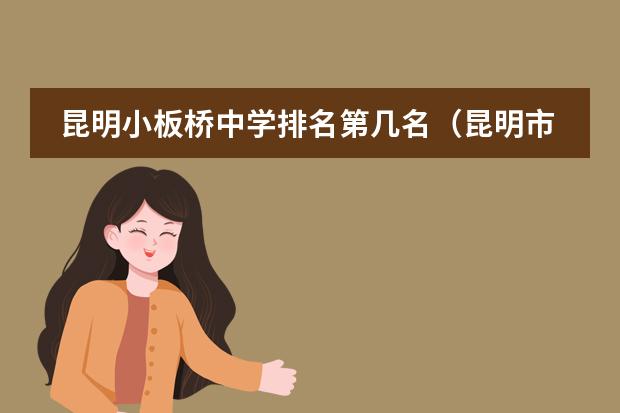 昆明小板橋中學(xué)排名第幾名（昆明市私立初中前20所排名）圖片