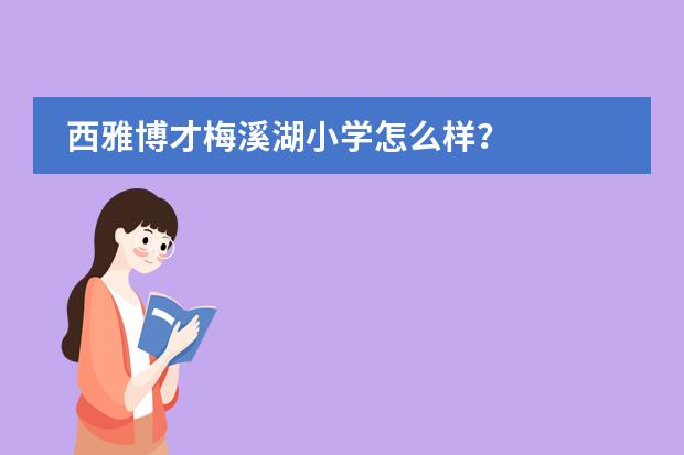 西雅博才梅溪湖小學怎么樣？圖片